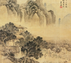 古代山水风景画