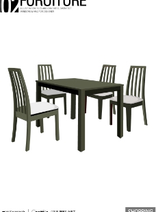 桌子餐桌椅子AI图片