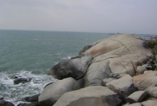 大海 奇异的石头 石头图片