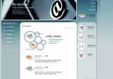 韩国网页模版-淡雅，稳重图片