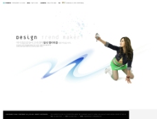 韩国PSD分层广告美女图片